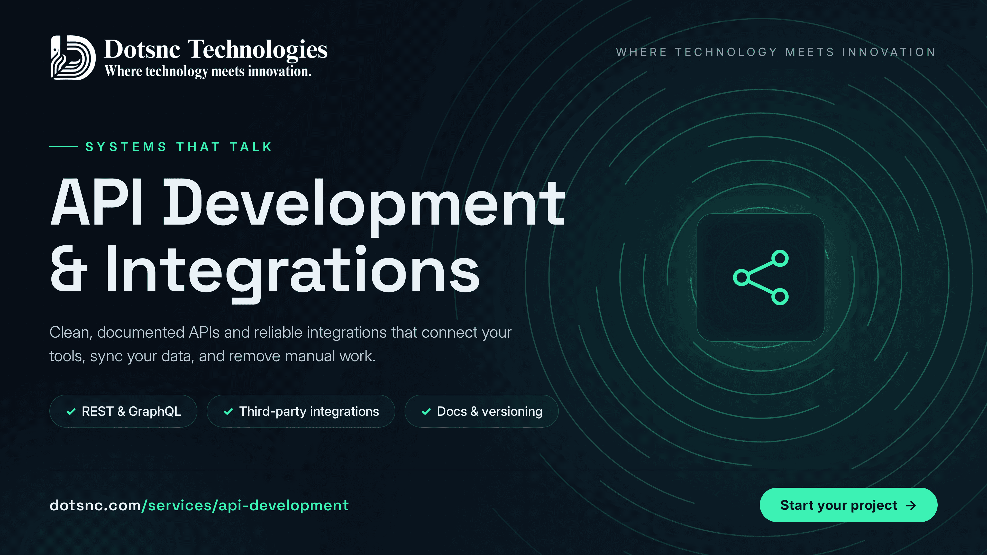 API Development & Integrations